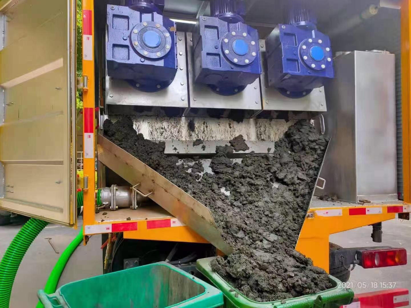 竹根滩镇化粪池清掏城市维护站-泥浆净化干湿分离处理